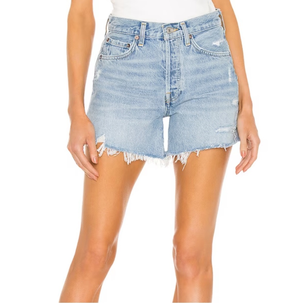 Agolde parker vintage cut off shorts in swapmeet
